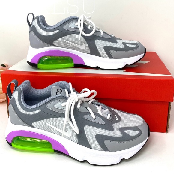 Nike Air Max 200 Cool Grey Canvas W AUTHENTIC - Picture 3 of 8